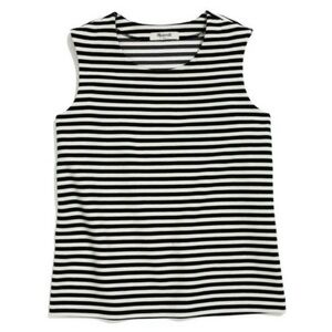 Madewell Black and White Tank Top